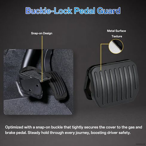 أغطية دواسات لسيارة Tesla Model Y Juniper 2026 2025 / Y 2024 2023، موديل 3 2023، أغطية غاز الفرامل الألومنيوم غير القابلة للانزلاق، ملحقات غطاء وسادات دواسة القدم بدون حفر، أسود in Kuwait
