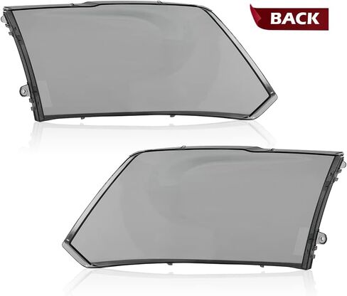 CHEDA Headlight Cover Black Housing Clear Corner Headlight Head Lamps Cover Smokey Compatible with Dodge Ram 1500 2009-2018, 2500 3500 2010, 2500 3500 4500 5500 2011-2018 in Saudi Arabia
