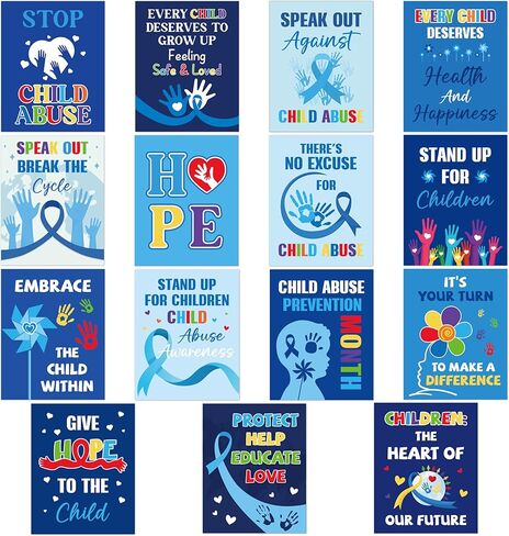 WATINC World Autism Awareness Poster - 15PCS Puzzle Pieces Ribbon Bulletin Board Decorations for Classroom, Colorful Autistic Inspirational Neurodiversity Wall Decor School Charity Campaign Supplies in Saudi Arabia