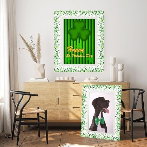 36 Ft St. Patrick's Day Bulletin Board Border Roll, Shamrock Bulletin Border Clover Border Trim for St. Patricks Day Irish Party Holiday Classroom Office Bulletins Board Wall Decor in Saudi Arabia