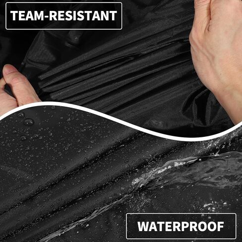 X AUTOHAUX Car Cover Outdoor Waterproof Sun Rain Snow Hail Protection with Left Side Door Zipper 210D-PU for Ford for Mustang in Saudi Arabia