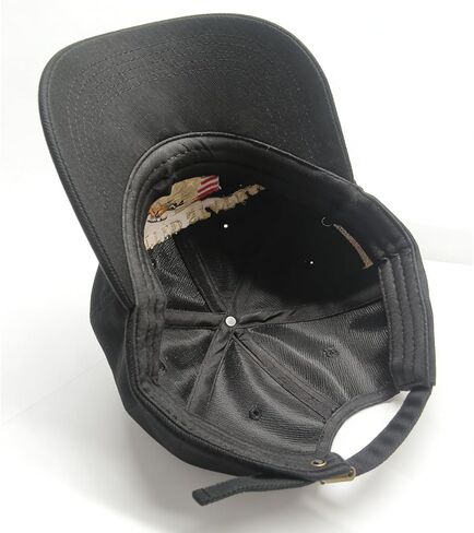قبعة الولايات المتحدة الأمريكية للذكرى السنوية الـ 250 لعام 1776-2026 قبعة بيسبول مطرزة على شكل نسر وطني، قبعة للجنسين مغسولة بتصميم كلاسيكي قابلة للتعديل للرجال والنساء، هدية تذكارية أمريكية للوطنيين والمحاربين القدامى باللون الأسود in Kuwait