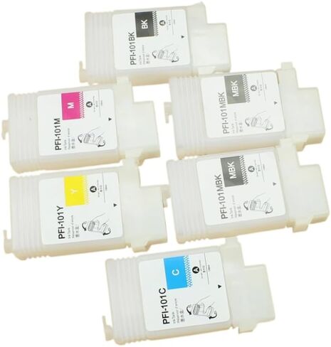 6color 130ml Refill Ink Cartridge with PFI 107 Chip Compatible IPF670 IPF 680 IPF 685 IPF 770 IPF 780 IPF 785 Printer in Saudi Arabia