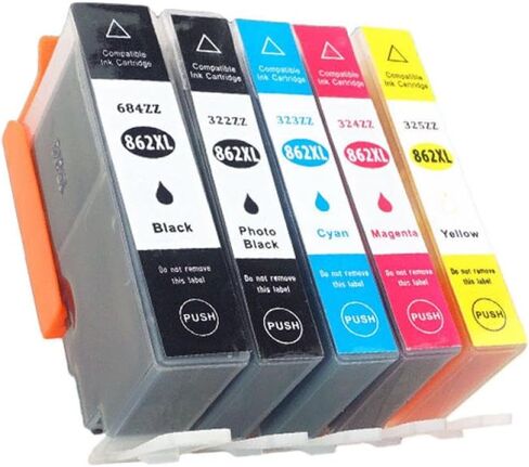 862 XL 862XL Ink Cartridge Compatible D5468 B8558 C6324 C6375 B209a B210a B210b B209a B210a B210b Printers(1Set) in Saudi Arabia