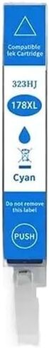 178XL Ink Cartridge Compatible with C6380 C6300 C5300 C5383 C5380 C6383 D5460 D5400 D5463 5510 5511 5512 5514 5520 Printer(Photo Black) in Saudi Arabia