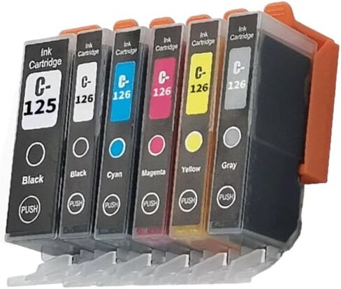 PGI-125 PGI125 PGI 125 CLI-126 CLI126 CLI 126 Color Ink Cartridge Compatible MG6110 Printer in Saudi Arabia