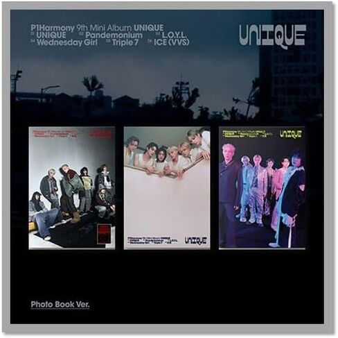 P1Harmony UNIQUE [Photobook B Ver.] 9th Mini Album in Saudi Arabia