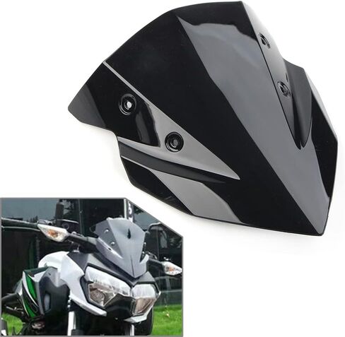 GZYF Motorcycle Accessories Double Bubble for Touring Windscreen Windshield for Kawasaki Z400 2018 2019 2020 2021 2022 in Saudi Arabia