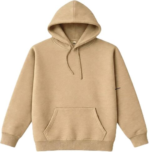 Unisex Cotton Blend Fleece Hooded Pullover Sweatshirt, 8.6 Oz Soft Fabric, Regular Fit, Adult in Saudi Arabia
