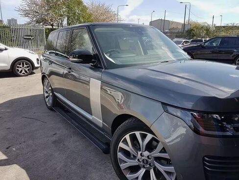 2 قطعة لوحات تشغيل كهربائية قابلة للنشر خطوات جانبية تناسب LR Range Rover SWB L405 2018-2022 in Kuwait