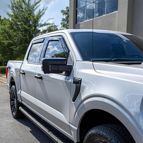 Rain Guards Side Window Visor Vent Outside Mount Fits for Ford F150 Extended Cab/Super Cab 2015-2025 for 2017-2025 F250/350 SuperDuty Super Cab in Kuwait