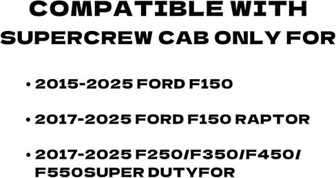 Rain Guards Side Window Visor Vent Outside Mount Fits for Ford F150 Extended Cab/Super Cab 2015-2025 for 2017-2025 F250/350 SuperDuty Super Cab in Kuwait