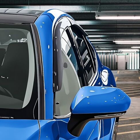 Goodyear Shatterproof Window Deflectors for Toyota Camry 2025-2026 Sedan, Tape-on Rain Guards, Window Visors, Vent Deflector Visor, Car Accessories, 4 pcs. - GY008797 in Kuwait