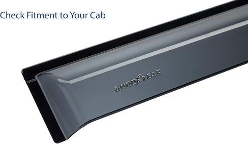 Goodyear Shatterproof Window Deflectors for Toyota Camry 2025-2026 Sedan, Tape-on Rain Guards, Window Visors, Vent Deflector Visor, Car Accessories, 4 pcs. - GY008797 in Kuwait