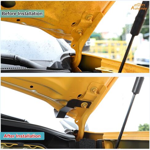 Car Hood Light Mount Brackets Compatible with Ford Ranger 2023-2026, Front Hood LED Spotlight Work Light Mounting Bracket Holder Kit Pillar Pods Hood Hinges Hood Light Bracket Auxiliary Accessories in Saudi Arabia