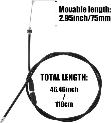 Thumb Throttle Cable Accelerator Control Assembly for 49cc 50cc 70cc 90cc 110cc 125cc 140cc 150cc 200cc 250cc Engines Motorcycle ATV Scooter Go Kart Chopper 4 Wheeler Pit Dirt Mini Bike Kandi in Saudi Arabia
