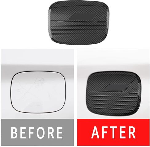 غطاء غطاء خزان الغاز لسيارة Ford Explorer 2020-2025 - مقاس مخصص، ترقية أنيقة، تصميم من ألياف الكربون، حماية من الخدش - لملحقات Ford Explorer ST XLT in Kuwait