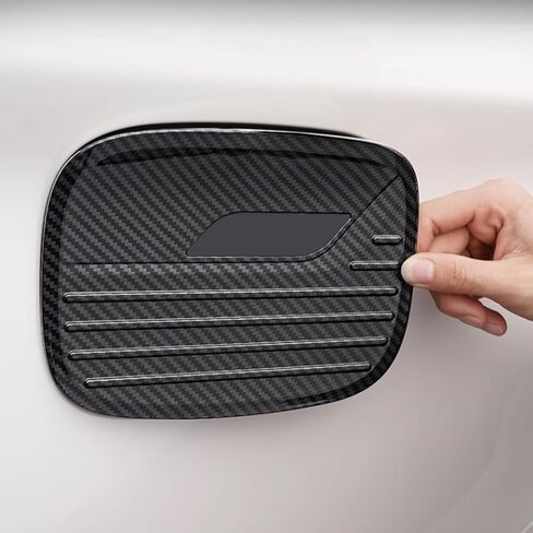غطاء غطاء خزان الغاز لسيارة Ford Explorer 2020-2025 - مقاس مخصص، ترقية أنيقة، تصميم من ألياف الكربون، حماية من الخدش - لملحقات Ford Explorer ST XLT in Kuwait