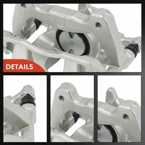 مجموعة فرجار قرص الفرامل A-Premium مع دعامة متوافقة مع مركبات Ford - Transit-150/Transit-250 2020 2021 2022 2023 2024 - جانب السائق الأيسر الخلفي in Saudi Arabia