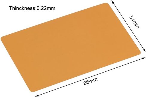 Metal Business Cards, Aluminum Alloy, Blank Engraved, 86x54mm, 50 Pieces, Multiple Colors Available in Saudi Arabia