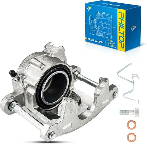 PHILTOP Front Left Brake Caliper Compatible with 1982-2003 S10, 1991-2003 Sonoma, 1982-1992 Camaro, 1978-1987 El Camino, 1978-1988 Monte Carlo, 1982-1992 Firebird, Disc Brake Calipers in Saudi Arabia