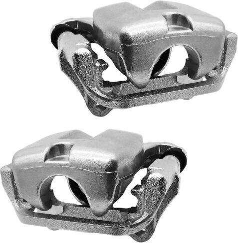 2x Rear Brake Caliper Assembly Compatible with 2001 2002 2003 Toyota Highlander (FWD) | Brake Calipers for 19-B2685A & 19-B2684A | Rear Brake Caliper Driver and Passenger Side in Saudi Arabia
