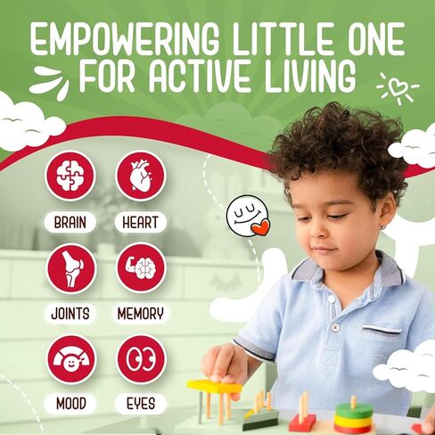 Maxi Omega-3 for Kids - Omega 3 Fish Oil Liquid for Kids with DHA and EPA Fatty Acids - Natural Fruity Burst Flavor - Kosher Certified - Made in USA Childrens DHA Kids Fish Oil Supplement, 8 fl. Oz. in Kuwait