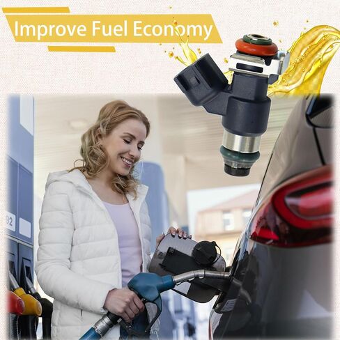 حاقن الوقود GM12609749 Flex 6.2L، متوافق مع/GMC 6.2 Yukon XL Sierra 2009-2013، متوافق مع/كاديلاك إسكاليد، متوافق مع/تشيفي سيلفرادو 1500 تاهو |12 فتحة| |مجموعة من 8| in Saudi Arabia