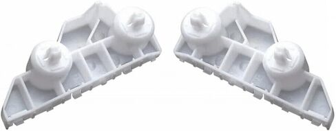 DAT AUTO PARTS للسائق الأيسر الأمامي، جانب الراكب الأيمن غطاء المصد السفلي زوج مجموعة من 2 بديل لـ 2013-2015 Nissan Altima بلاستيك أبيض محكم NI1042122 NI1043122 622213TA0A 622203TA0A in Saudi Arabia
