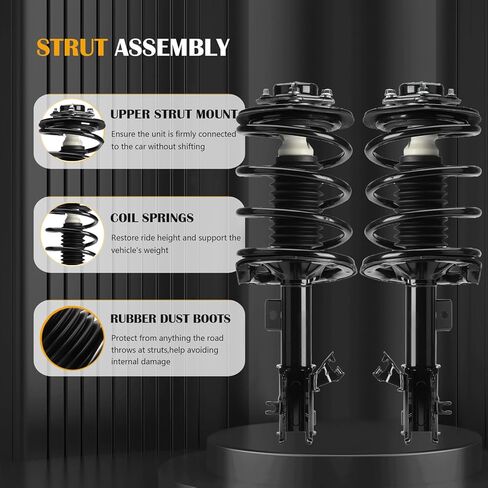 الدعامات الأمامية ممتص الصدمات 171426 171427 ث/لفائف الربيع مناسبة لألتيما 2002-2006 V6 3.5L in Kuwait
