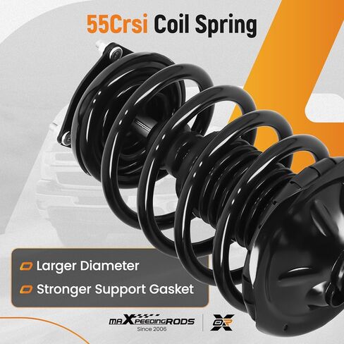 maXpeedingrods 2Pcs Front Struts for Nissan Sentra 2002-2006, 172106 172105 Shock Absorbers Strut with Coil Spring Assembly in Saudi Arabia