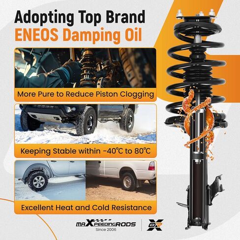 maXpeedingrods 2Pcs Front Struts for Nissan Sentra 2002-2006, 172106 172105 Shock Absorbers Strut with Coil Spring Assembly in Saudi Arabia