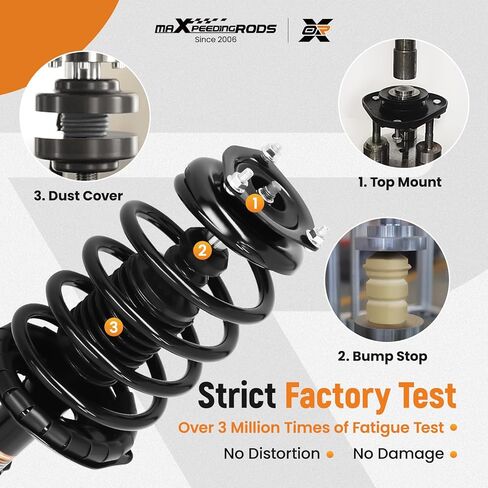 maXpeedingrods 2Pcs Front Struts for Nissan Sentra 2002-2006, 172106 172105 Shock Absorbers Strut with Coil Spring Assembly in Saudi Arabia