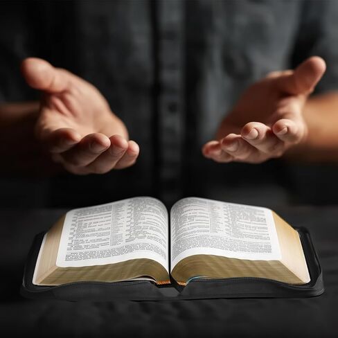 حافظة غطاء الكتاب المقدس للنساء والرجال، حقيبة حمل كتب الكتاب المقدس من جلد البولي يوريثان مع سحاب، ملحقات لوازم دراسة الكتاب المقدس والهدايا المسيحية - فراشات الورد الأرجواني in Kuwait