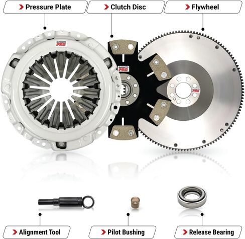 CMP Stage 4 Race Clutch Kit with Flywheel Fits Infiniti 2003-06 G35 2007 G35 2-door, Nissan 2003-06 350Z 3.5L DOHC 6cyl VQ35DE in Saudi Arabia