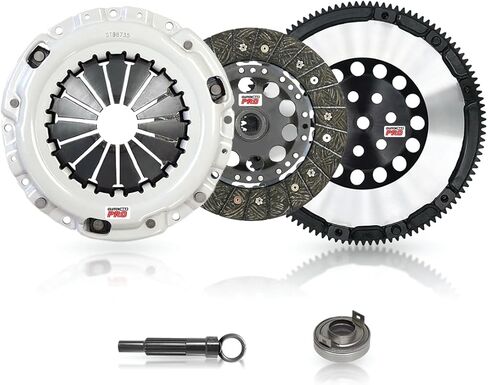 CMP Stage 2R Clutch Kit with Chromoly Flywheel Fits Dodge 1993-94 Colt, Eagle 1992-98 Talon TSi, Mitsubishi 1992-99 Eclipse Spyder GST GS Galant, Plymouth 1992-94 Colt Laser RS 2.0L 2.4L 4cyl in Saudi Arabia