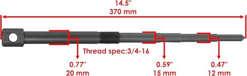 Caltric 1327322 1323581 Primary Clutch Puller Tool Compatible with Polaris RZR XP Turbo 2021 / RZR PRO Turbo S Velocity 2021 / RZR PRO XP/RZR PRO XP 4 2020-2022 in Saudi Arabia