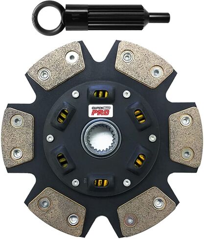 لوحة قرص القابض ClutchMaxPRO Performance Stage 3 مع أداة محاذاة متوافقة مع 1989-92 Toyota 4Runner Pickup 1993-95 Toyota Pickup 4 Runner 2WD فقط 22R 22RE (CPLC56006R3DEAT-16058-ST3) in Saudi Arabia
