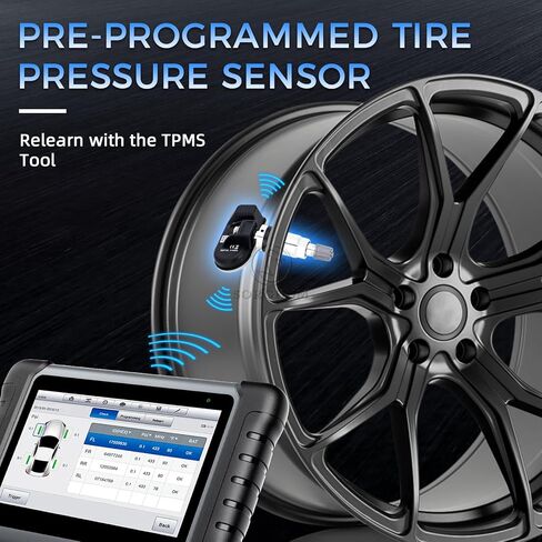 مستشعرات SORGHUM TPMS نظام مراقبة ضغط الإطارات متوافق مع Toyota Camry Prius Sienna Tacoma Highlander Crown RAV4 Corolla 4Runner Tundra Lexus ES RX NX Series Replace# PMV-C015 مجموعة من 4 in Saudi Arabia