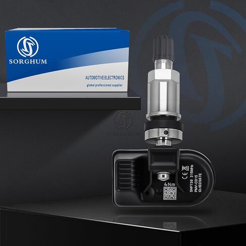 مستشعرات SORGHUM TPMS نظام مراقبة ضغط الإطارات متوافق مع Toyota Camry Prius Sienna Tacoma Highlander Crown RAV4 Corolla 4Runner Tundra Lexus ES RX NX Series Replace# PMV-C015 مجموعة من 4 in Saudi Arabia