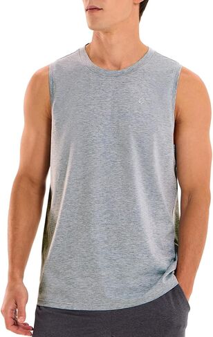 HODOSPORTS Tank Tops Men Workout Sleeveless Muscle Shirt Gym Tank Tops for Men Athletic Running Beach Loose Fit Undershirt in Saudi Arabia