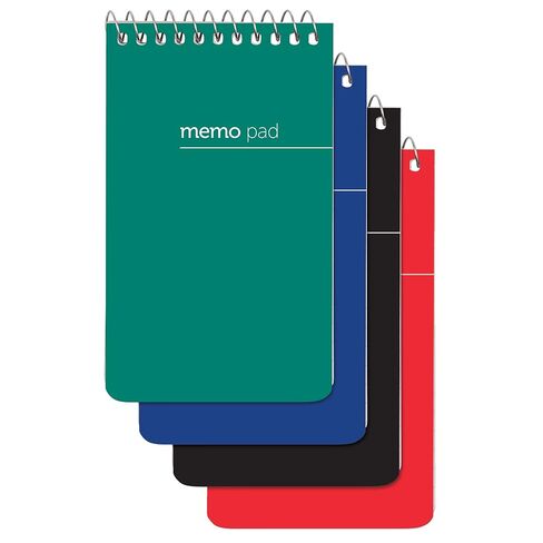 دفاتر مذكرات ذات فتحة علوية من العلامة التجارية Office Depot®، 3 × 5 بوصة، 1 ثقب مثقوب، مسطرة بالكلية، 60 ورقة، ألوان متنوعة (لا يوجد اختيار للألوان)، حزمة من 12 in Saudi Arabia