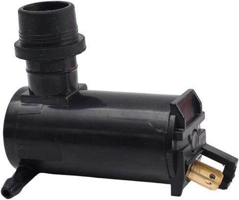 Wiper Motor Car Windshield Wiper Spray Motor 12V/24V Universal Auto Window Cleaning Water Pipe Inlet & Outlet Interface Plastic Accessories Universal(2pcs 24V) in Kuwait