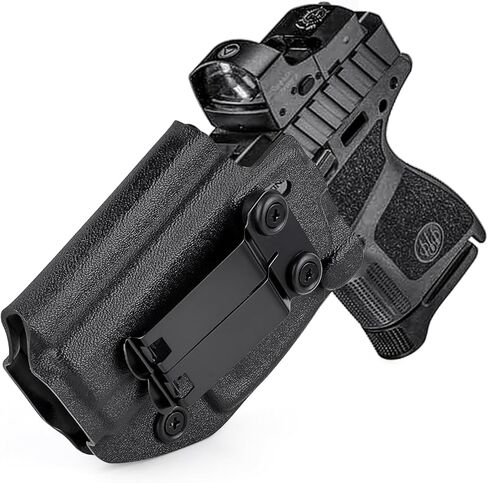 حافظة مسدس للرجال/النساء مخفية، قطع بصريات جاهزة، Adj. غير قادر على الاحتفاظ، IWB Kydex Holster for Glock 17/19/43x، Taurus G3C G2C، Canik Mete MC9، Hellcat Pro، M&P Shield Plus، Sig P365 P320 in Kuwait