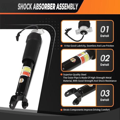 2PCS Rear Shock Absorber Struts Assembly w/Magnetic Compatible with C7 Corvette 2014-2019 84235051 23238698 Left and Right Suspension Kit in Saudi Arabia