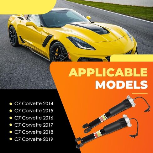 2PCS Rear Shock Absorber Struts Assembly w/Magnetic Compatible with C7 Corvette 2014-2019 84235051 23238698 Left and Right Suspension Kit in Saudi Arabia