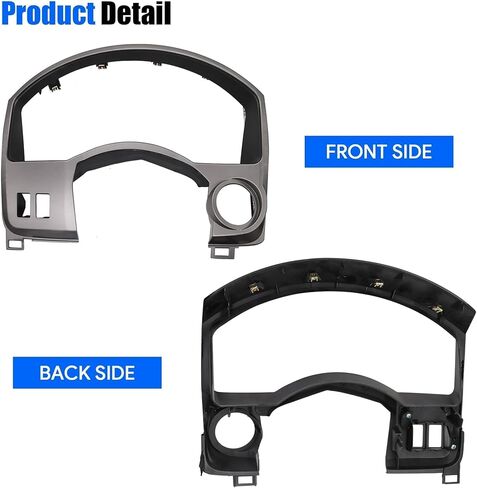 Instrument Cluster Dash Panel Gauge Cover Bezel Trim Compatible with Nissan Titan Armada 2004 2005 2006 Replace 68240-7S000 in Saudi Arabia
