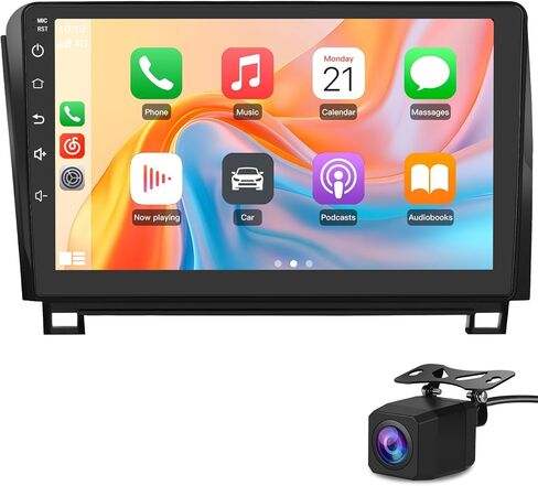 Android 13 Car Radio Stereo for Toyota Tundra 2007-2013 Toyota Sequoia 2008-2018 with 2G RAM 64G ROM Wireless Carplay Android Auto, 10-inch Touch Screen Head Unit, GPS Bluetooth in Kuwait