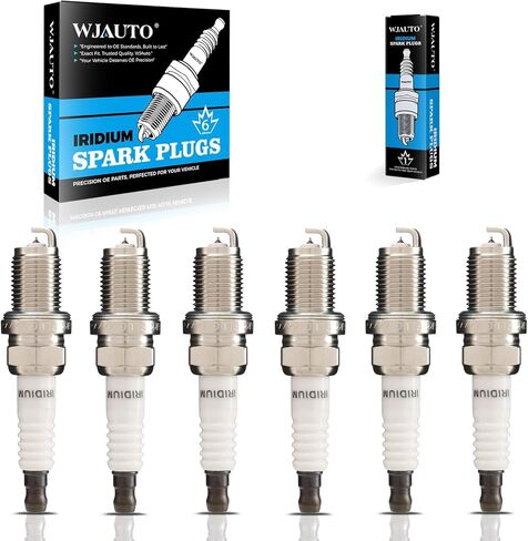Iridium Spark Plugs 6 Pack, Pre-Gapped Sparkplugs OEM Replacement for Lexus ES300 RX300 V6 3.0L 1999-2003, Toyota Avalon 2000-2004, 2002-2006 Camry 2001-2003 Highlander 2000-2003 Sienna in Kuwait