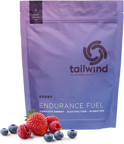 مسحوق خليط المشروبات الرياضية Tailwind Nutrition Endurance Fuel والكربوهيدرات والكهارل، خالي من الغلوتين، نباتي، الماندرين، 50 وجبة in Saudi Arabia